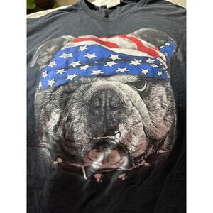 Spirit of america "Bulldog with American flag hat"